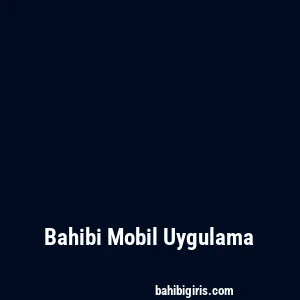 Bahibi Mobil Uygulama